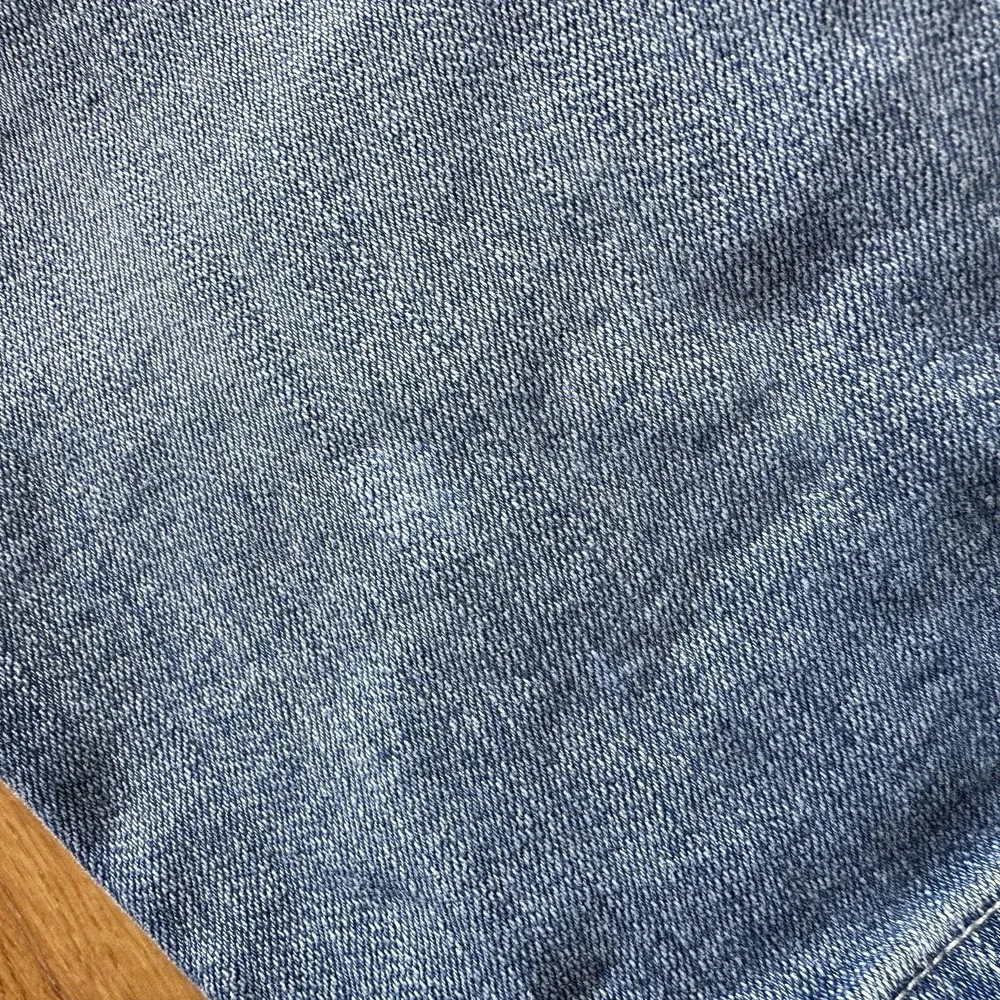 VTG Y2K No Boundaries Denim Jean Shorts Low Rise 9 Blue Bermuda Stretch 5 Pocket